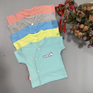 Áo cộc tay cotton loại 1 cho bé trai bé gái, áo cộc cho bé sơ sinh