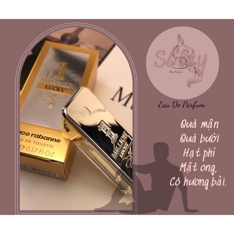 Nước Hoa 1 MILLION LUCKY [Mini size 5ml]