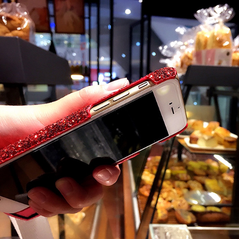 Ốp Điện Thoại Đính Kim Cương Giả Kèm Dây Đeo Cho iphone 15 14 13 12 11 pro max 7 8 6 6s plus x xs max xr 12