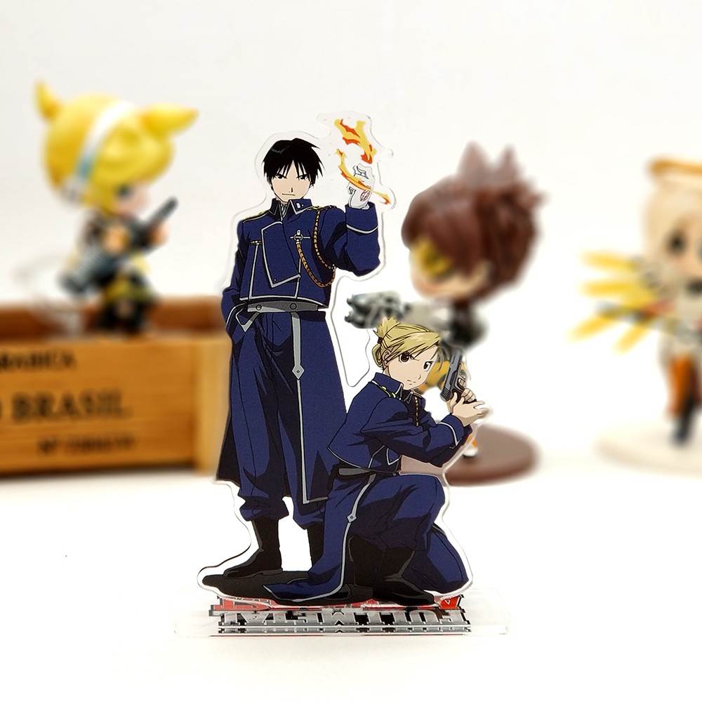 Mô Hình Nhân Vật Phim Hoạt Hình Fullmetal Alchemist Roy Mustang Riza Hawkeye