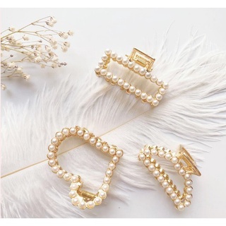 Set 3 kẹp tóc hàn quốc đính hạt siêu xinh