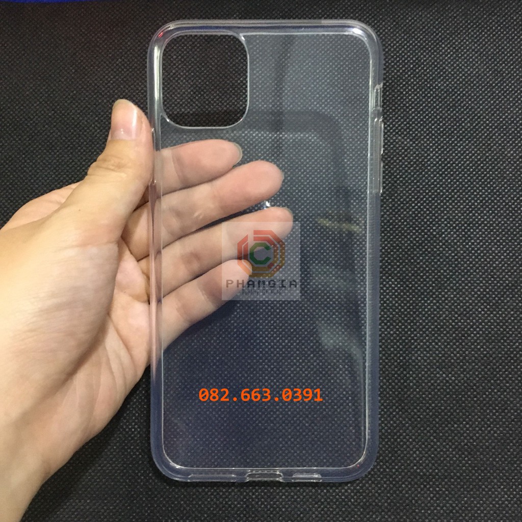 Ốp lưng dẻo trong IP 11 promax(6.5) siêu dẻo, siêu bền