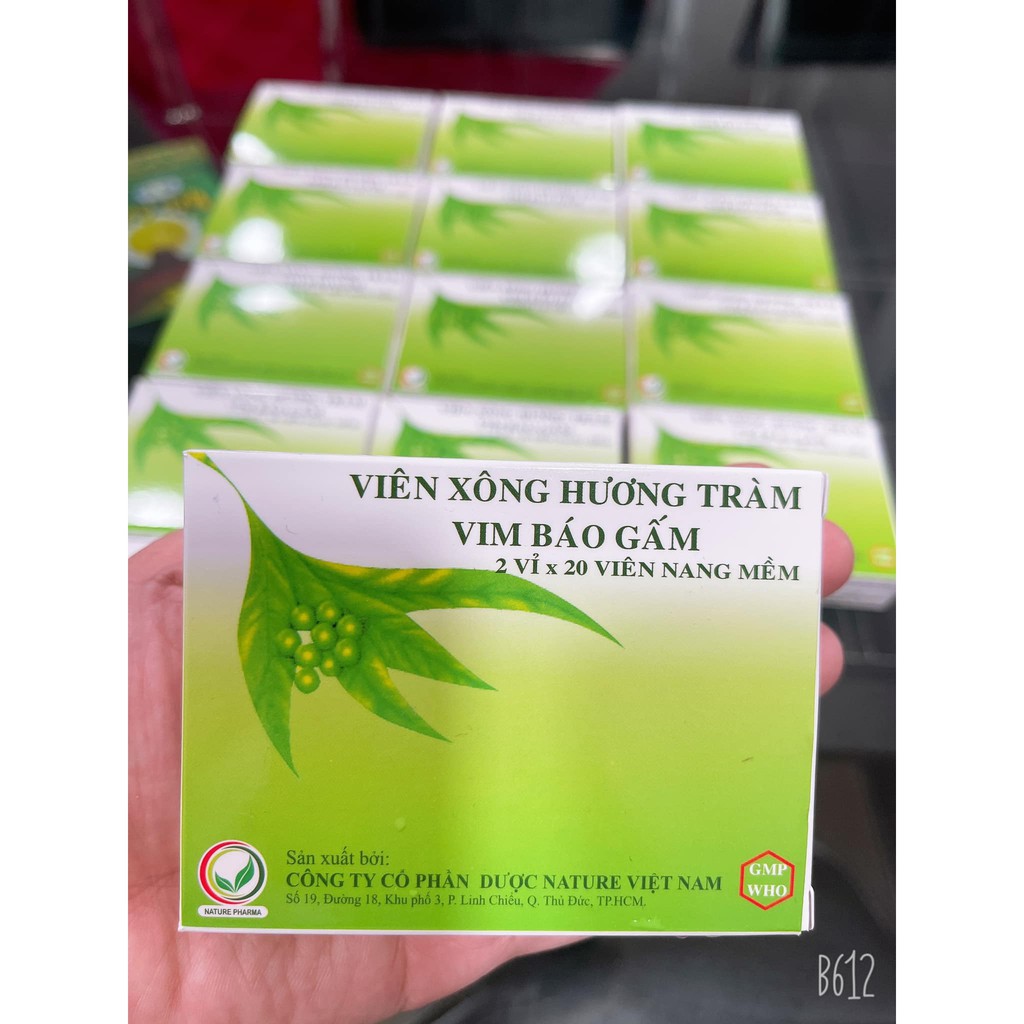 Viên Xông Hương Tràm Vim Báo Gấm 40 viên - Hỗ Trợ Triệu Chứng Cảm - Tổng Kho MiềnNam | BigBuy360 - bigbuy360.vn