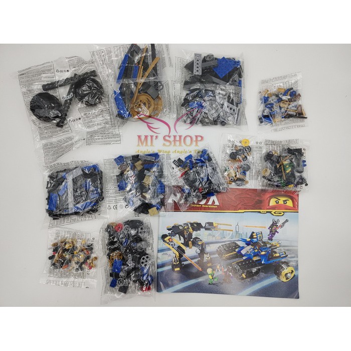 Ảnh thật - Có sẵn Lắp Ráp Lari 11493 Chiến Xa Sấm Sét Ninjago 610pcs