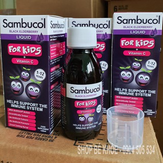 Siro Sambucol - Tăng sức đề kháng cho bé từ 1 tuổi: UK