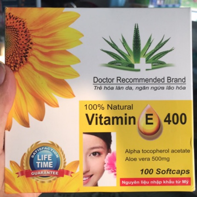 Vitamin e 400 nha đam giúp sáng đẹp da | BigBuy360 - bigbuy360.vn