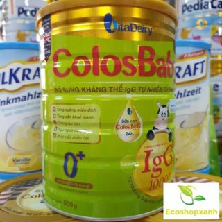 Combo 5 Lon Sữa Non ColosBaby Gold 1000IgG 0+ 800g Date T3.2022
