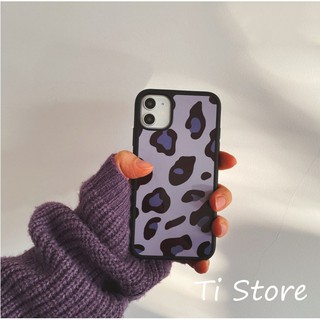 Ốp Lưng Da Báo Light Purple iP [ TI STORE ]