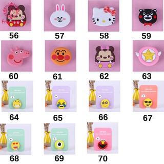 3D Air Holder Cute Cartoon Stand Rabbit Cat Bear Socket For Apple Android Mobile Phone