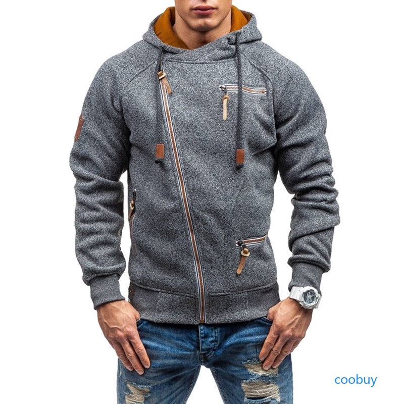 Áo hoodie thiết kế khóa kéo thời trang thể thao cho nam | BigBuy360 - bigbuy360.vn