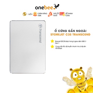 Ổ cứng gắn ngoài StoreJet 2.5" C3S Transcend - Hàng Chính Hãng