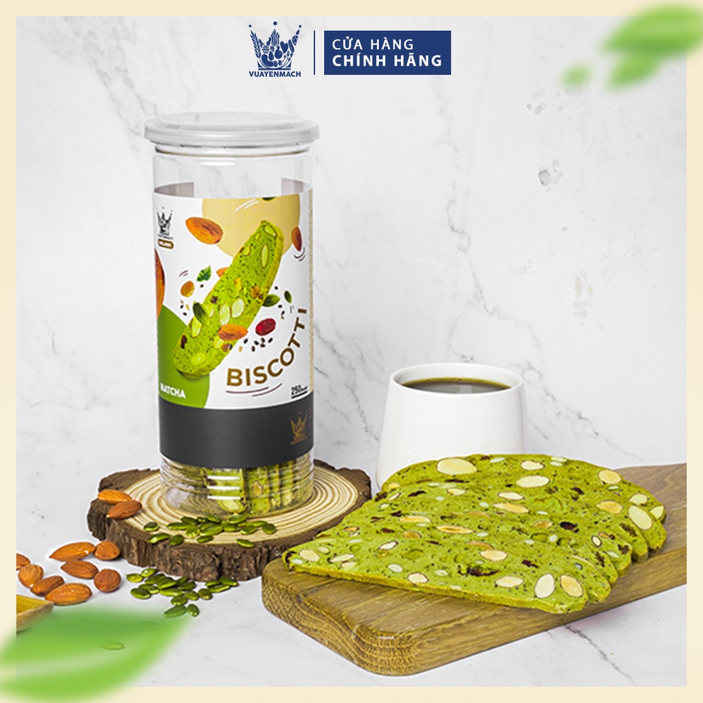 [Combo Mua 3 Ra 6] VUA YẾN MẠCH Granola 500gr + Yến mạch 500gr + Biscotti trà xanh 250gr + Hạt chia + Muối hồng + Táo đỏ