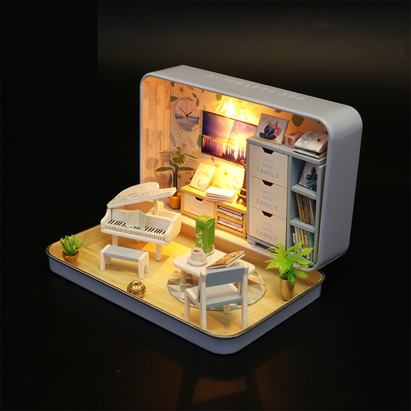 Mô hình nhà DIY Doll House Theater Series S931 - S933 Kèm Bộ dụng cụ