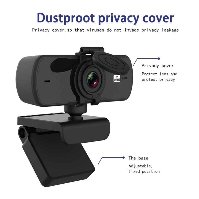 Máy Quay Webcam Lấy Nét Tự Động 2k Hd Cao Cấp Cho Máy Tính Tiện Dụng | BigBuy360 - bigbuy360.vn