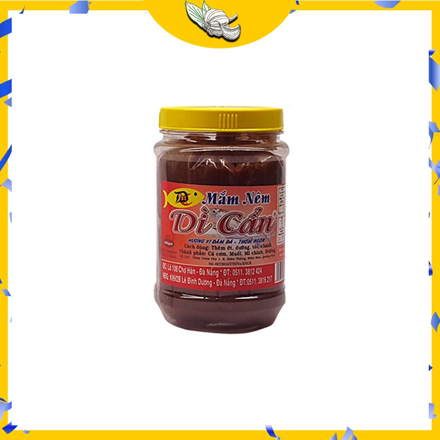 mắm nêm dì cẩn Đà Nẵng chính gốc 🔥 hũ 500g ⚡đặc sản đà nẵng