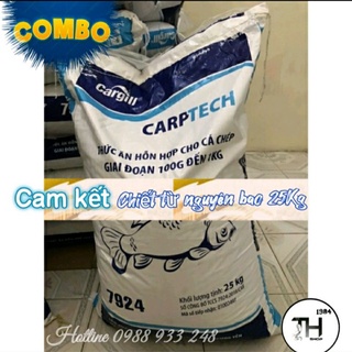 Combo Túi 5kg cám cá Chép Cargill 7924 và làm Mồi câu