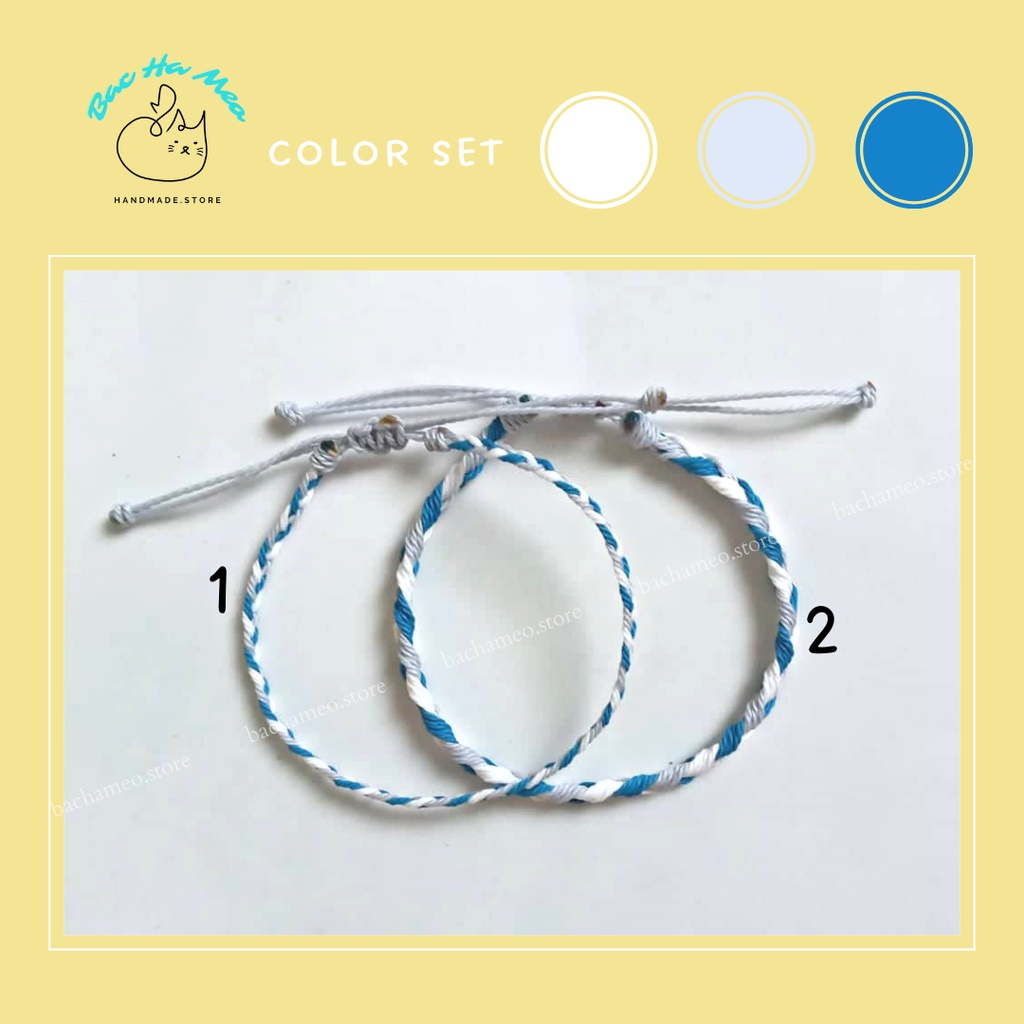 Vòng tay thắt bính - Vòng waterproof - Bachameo.Store