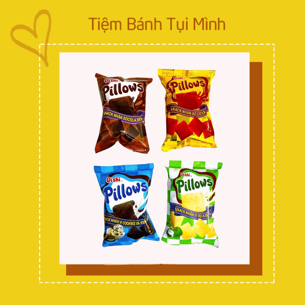 Combo 10 gói Bánh snack Pillows mix vị ngẫu nhiên