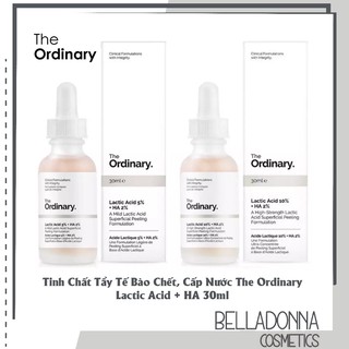 Tinh Chất Tẩy Tế Bào Chết, Cấp Nước, Sáng Da The Ordinary Lactic Acid 5% / 10% + HA 30ml