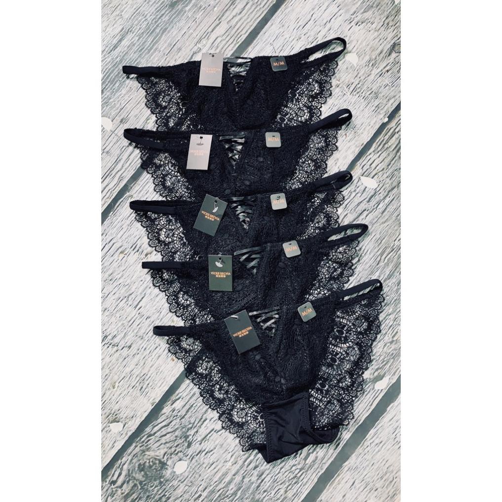 Quần lót Vicky ren dây hông, đan trước hàng cao cấp