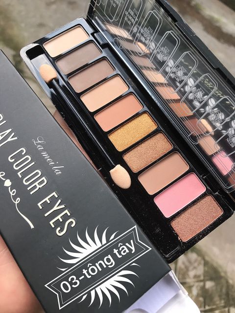 Phấn mắt 10 ô tone Hàn Play Color Eyes Lameila nội địa Trung | BigBuy360 - bigbuy360.vn