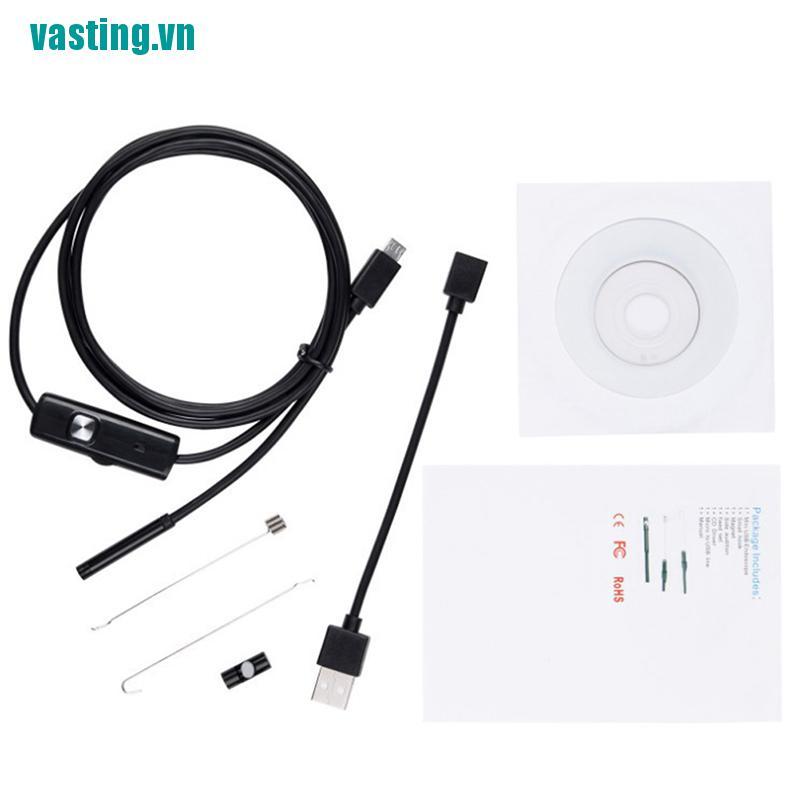 Camera Nội Soi V5M 6led5.5mm Android Chống Nước Kết Nối Với Điện Thoại