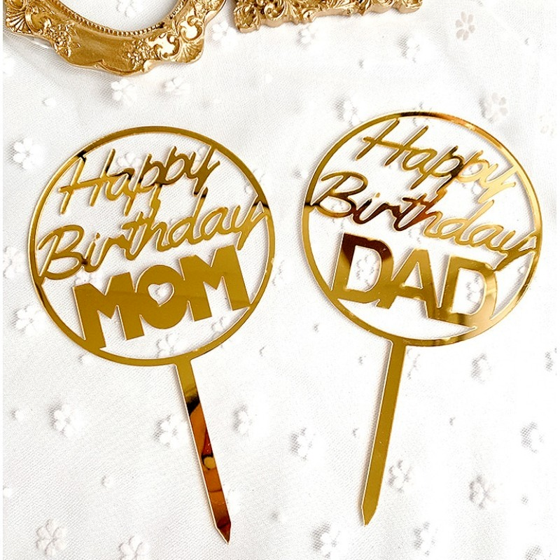 Que Cắm Trang Trí Bánh Sinh Nhật Chữ Happy Birthday