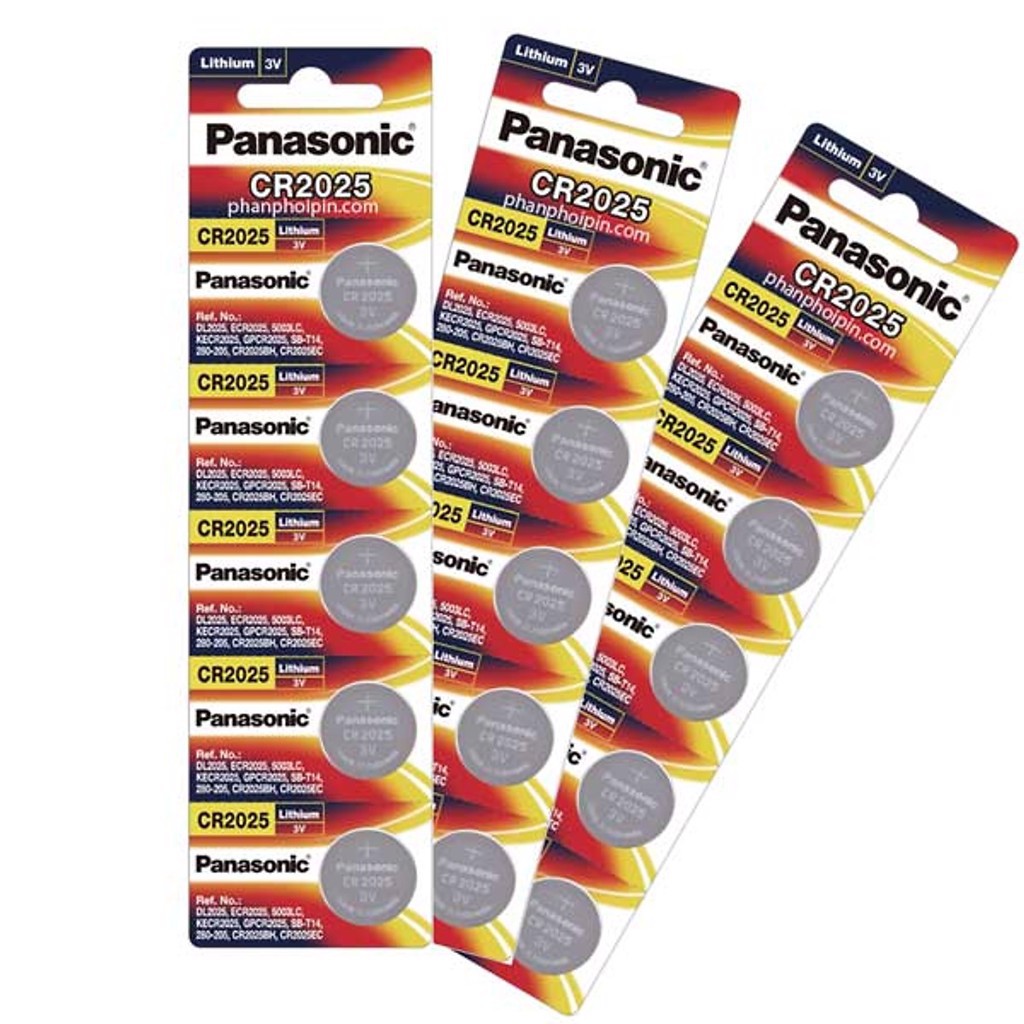 Pin CR2025 - 2025 Panasonic Lithium 3v Dạng Pin Cúc Áo - Chính Hãng - Giá Rẻ
