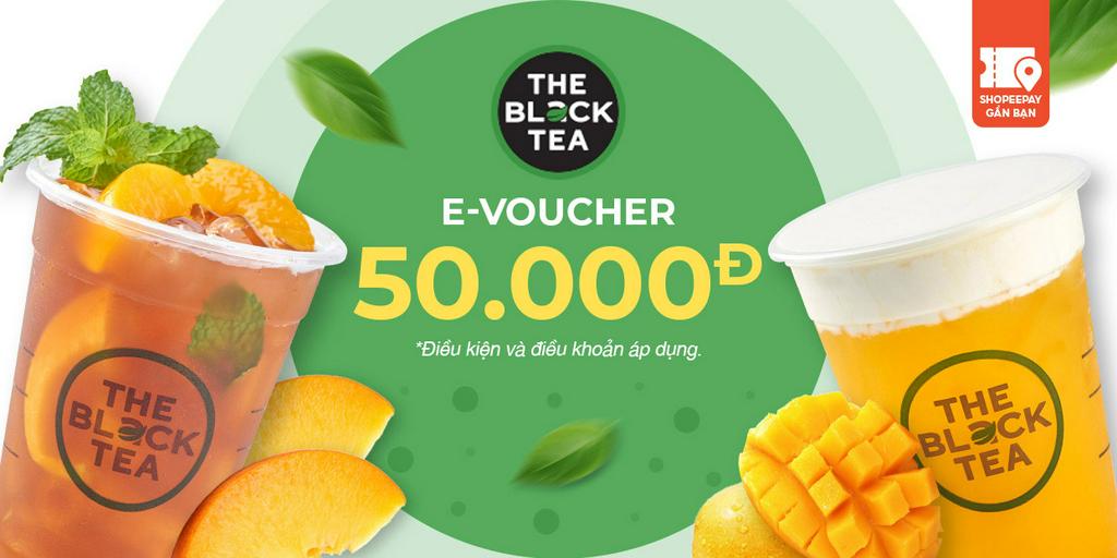 E-Voucher The Black Tea trị giá 50.000đ