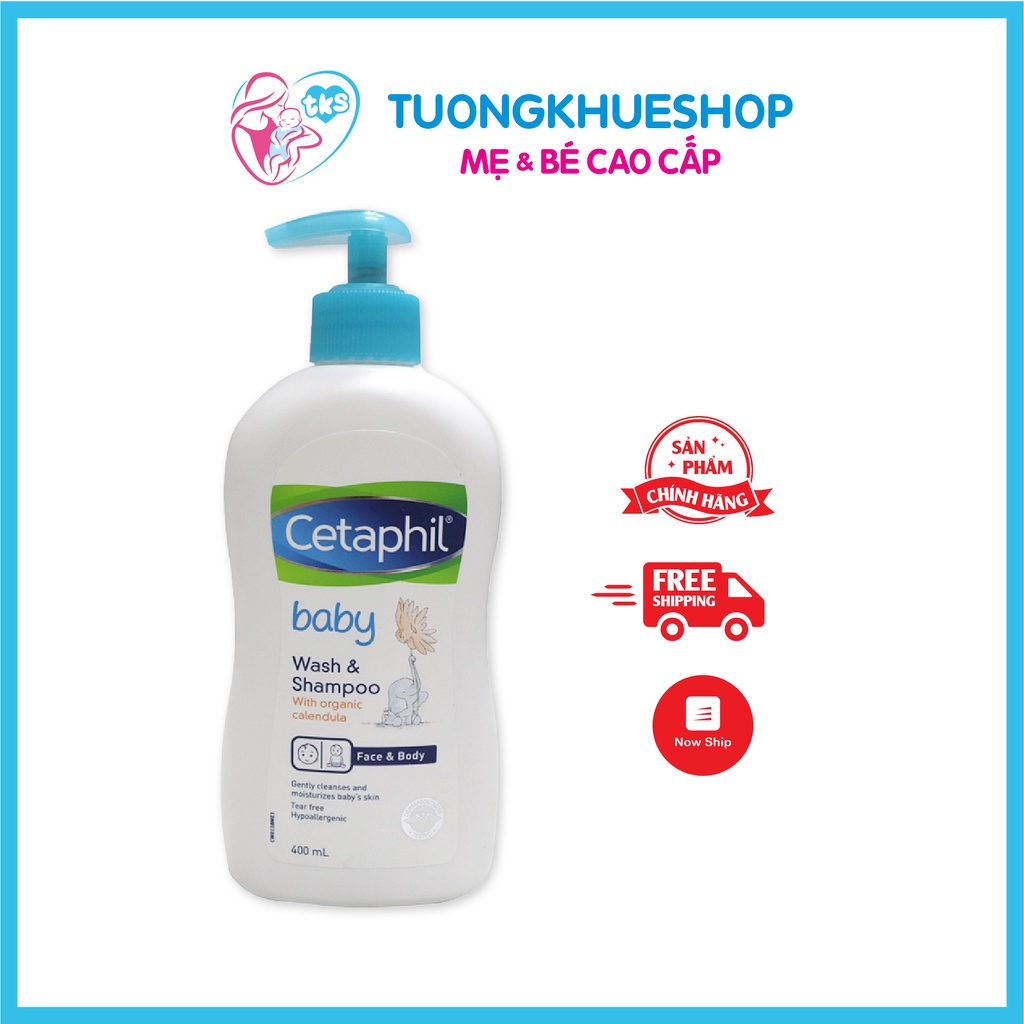 Sữa tắm gội Cetaphil 230ml - 399ml