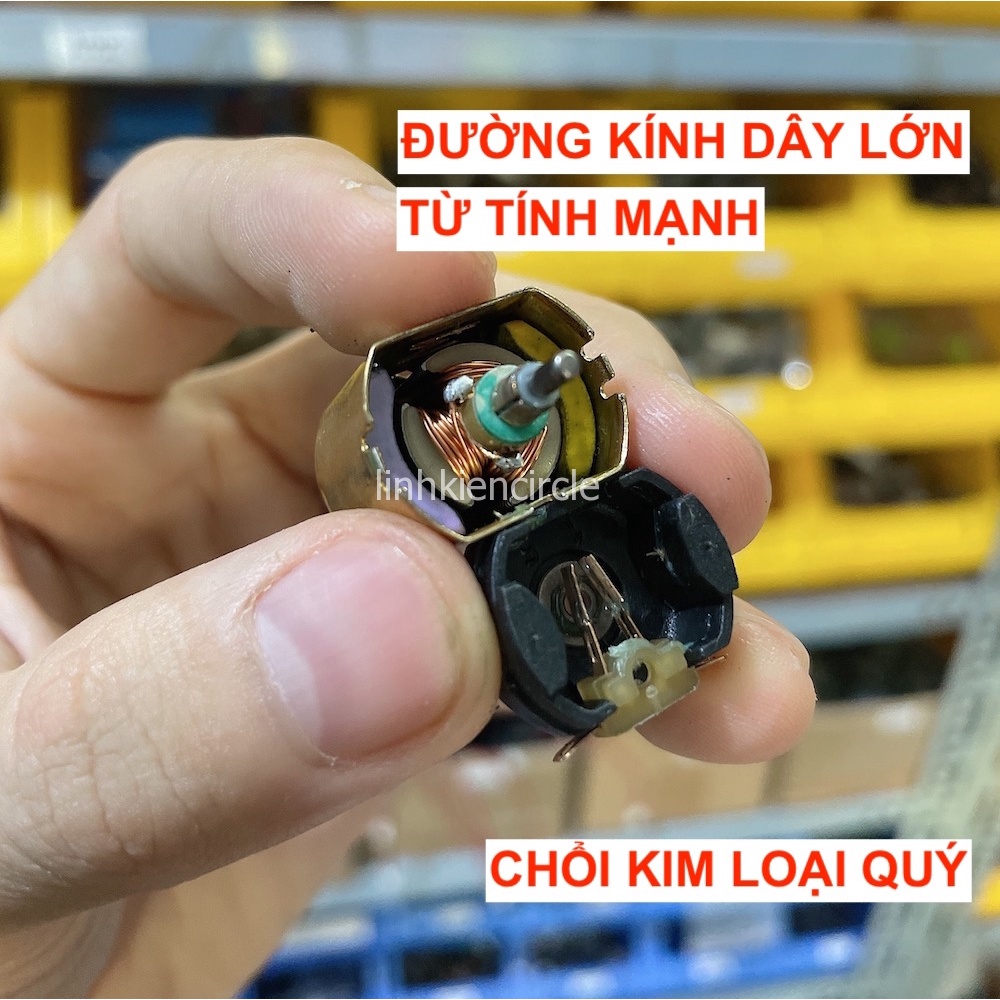 Siêu motor 130 tốc độ cực cao 50000 RPM điện áp 3.7V dùng pin RC cho xe mô hình - LK0383