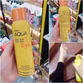 Xịt chống nắng toàn thân Mistine Aqua Base Sun Body Spray SPF50 PA+++