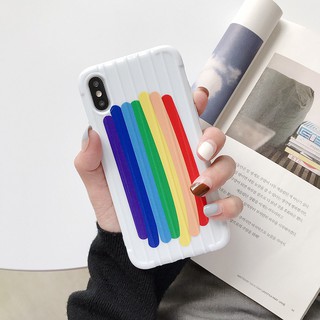 ⚡ ỐP OPPO Cầu vồng 7 màu ⚡ ỐP VALI ⚡ A025