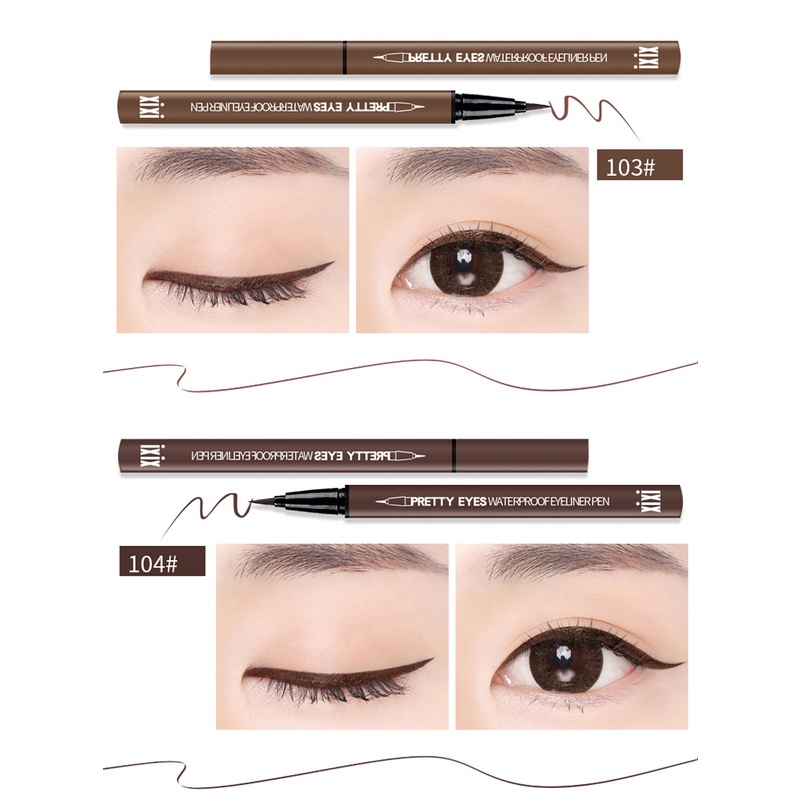 Bút Kẻ Mắt Xixi Dạng Lỏng Lâu Trôi Chống Thấm Nước Không Nhòe