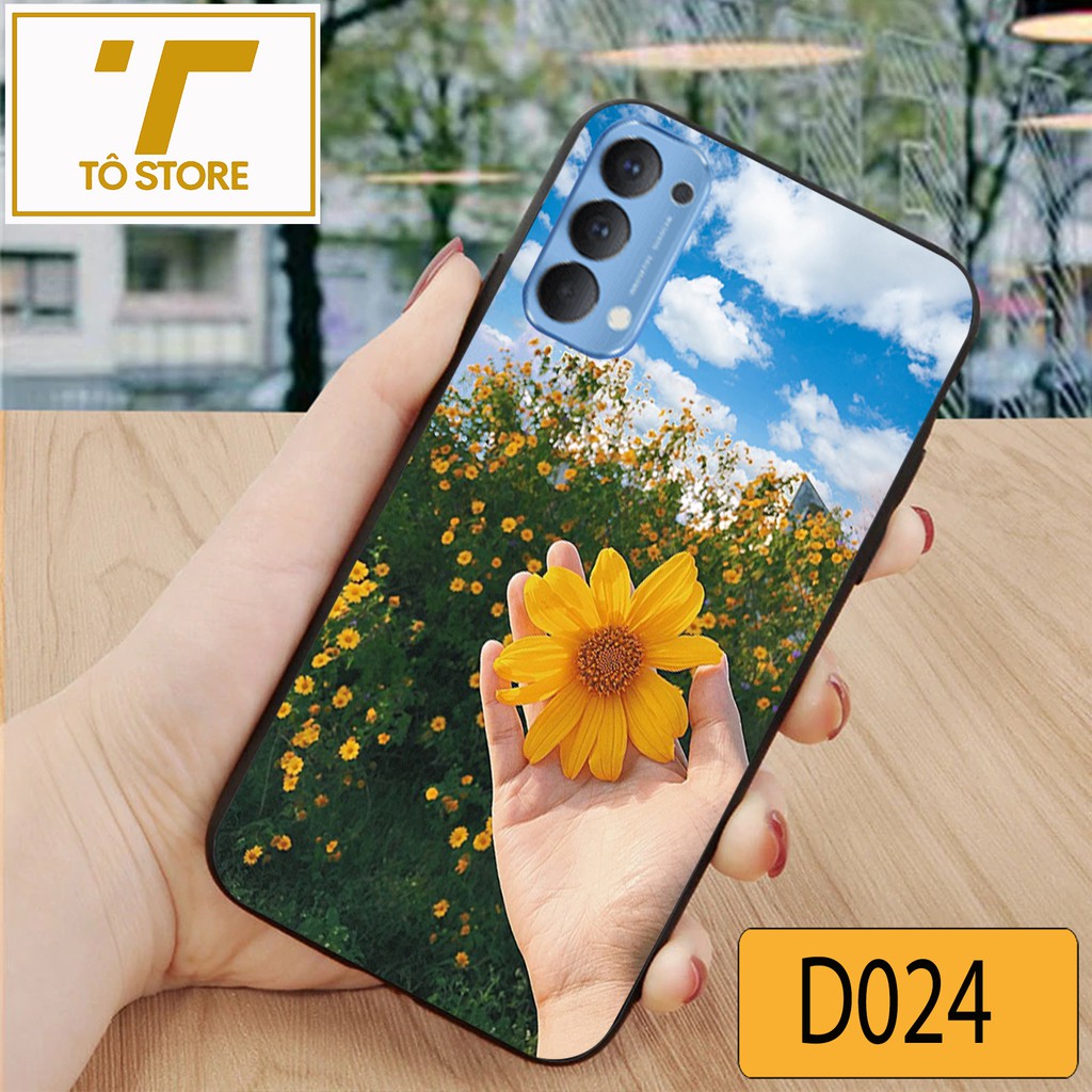 [ SIÊU HOT ] Ốp lưng kính điện thoại Oppo Reno 5 - Reno 4 Pro - Reno 4 - Reno 3 Pro in hình họa tiết siêu đáng yêu. | BigBuy360 - bigbuy360.vn
