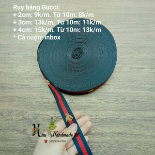 Ruy băng gucci ong