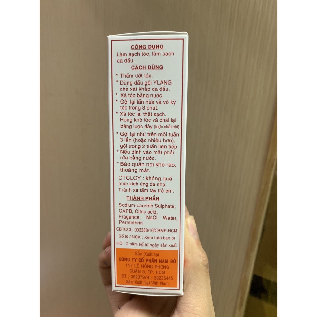 Dầu gội đầu Y LANG CHÍ diệt chấy hiệu quả 100ml | BigBuy360 - bigbuy360.vn