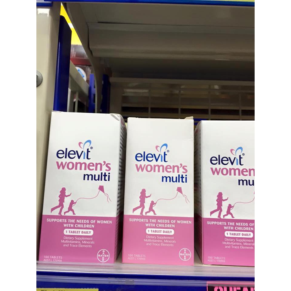 Elevit Women's Multi - VITAMIN TỔNG HỢP ELEVIT CHO PHỤ NỮ SAU KHI SINH 100 VIÊN