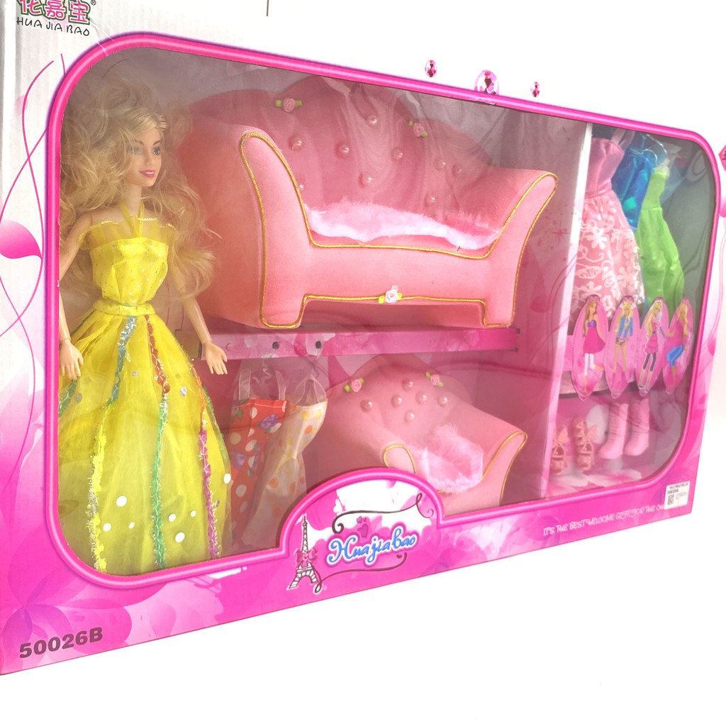 Búp Bê Barbie Thời Trang Và Bộ Phụ Kiện, Váy Đầm Búp Bê