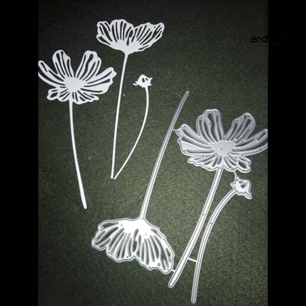 Khuôn cắt giấy làm từ kim loại hình hoa trang trí Scrapbook