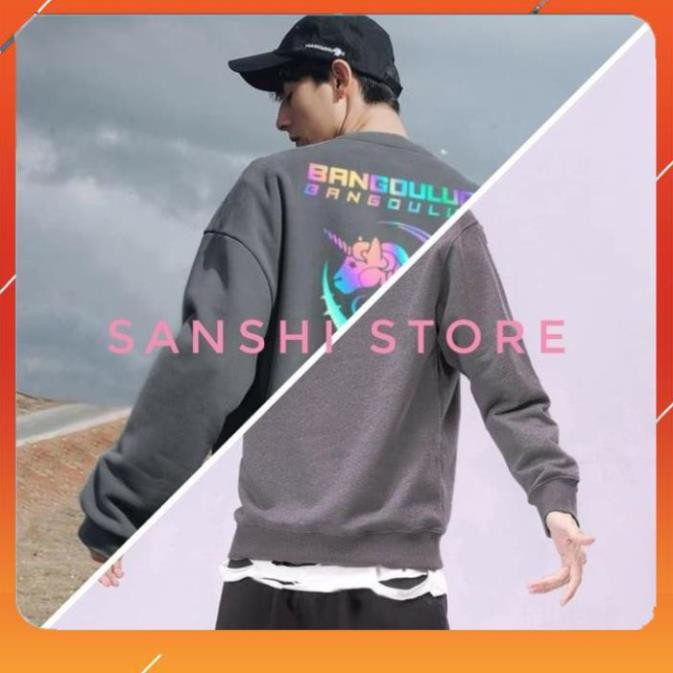 Áo Sweater Phản quang ♥ FREESHIP ♥ Áo Sweater Nam nữ Kỳ Lân Bango Phản Quang - AS88
