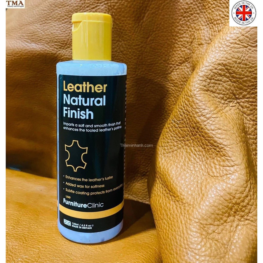 Lớp áo bảo vệ tự nhiên tăng độ bền cho da ghế ô tô, sofa da – Leather Natural Finish