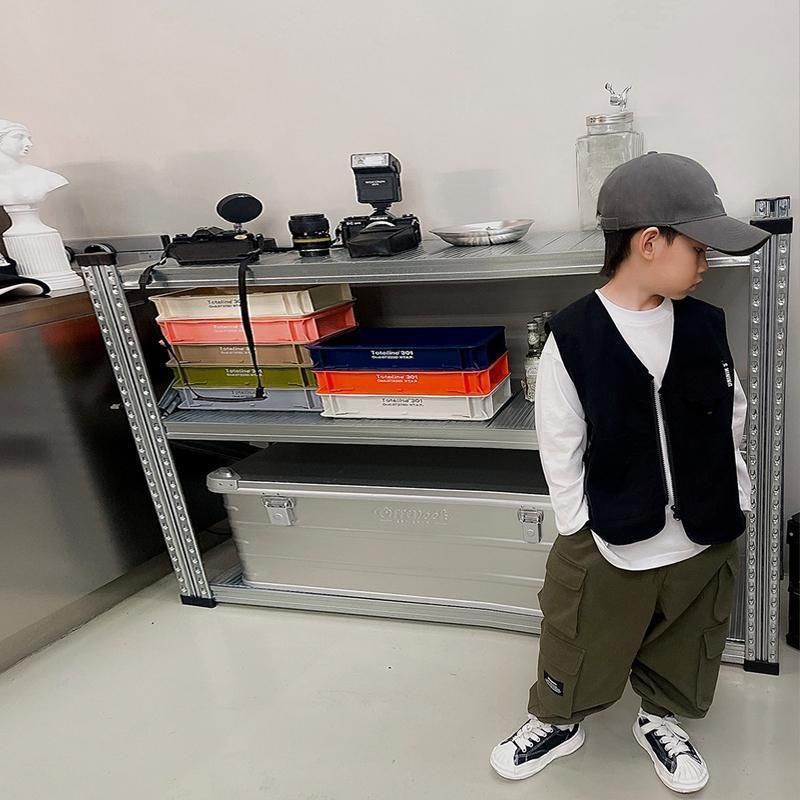 Áo Khoác Ghi Lê Thời Trang Xuân Thu Cho Bé Trai