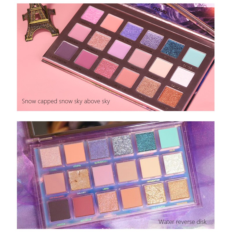 ☀☀☀ (Hàng Mới Về) Bảng Phấn Mắt Màu Lì Và Ánh Ngọc Trai Lấp Lánh ☝☝☝ | BigBuy360 - bigbuy360.vn