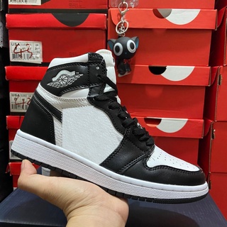 Giày thể thao cổ cao đen trắng nam nữ đủ size 36-43: ĐEN CAO