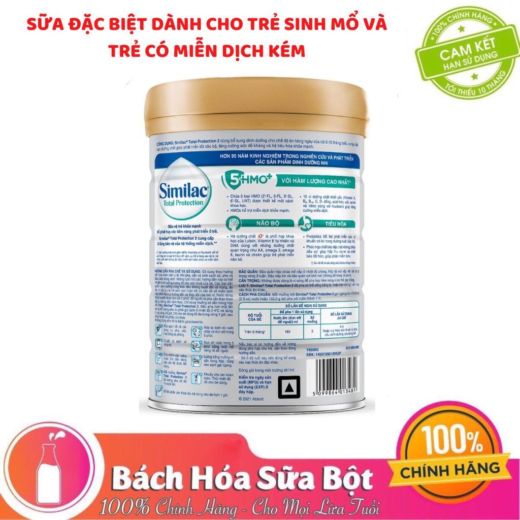 Sữa Bột Abbott Similac Total Protection số 3 (900g)