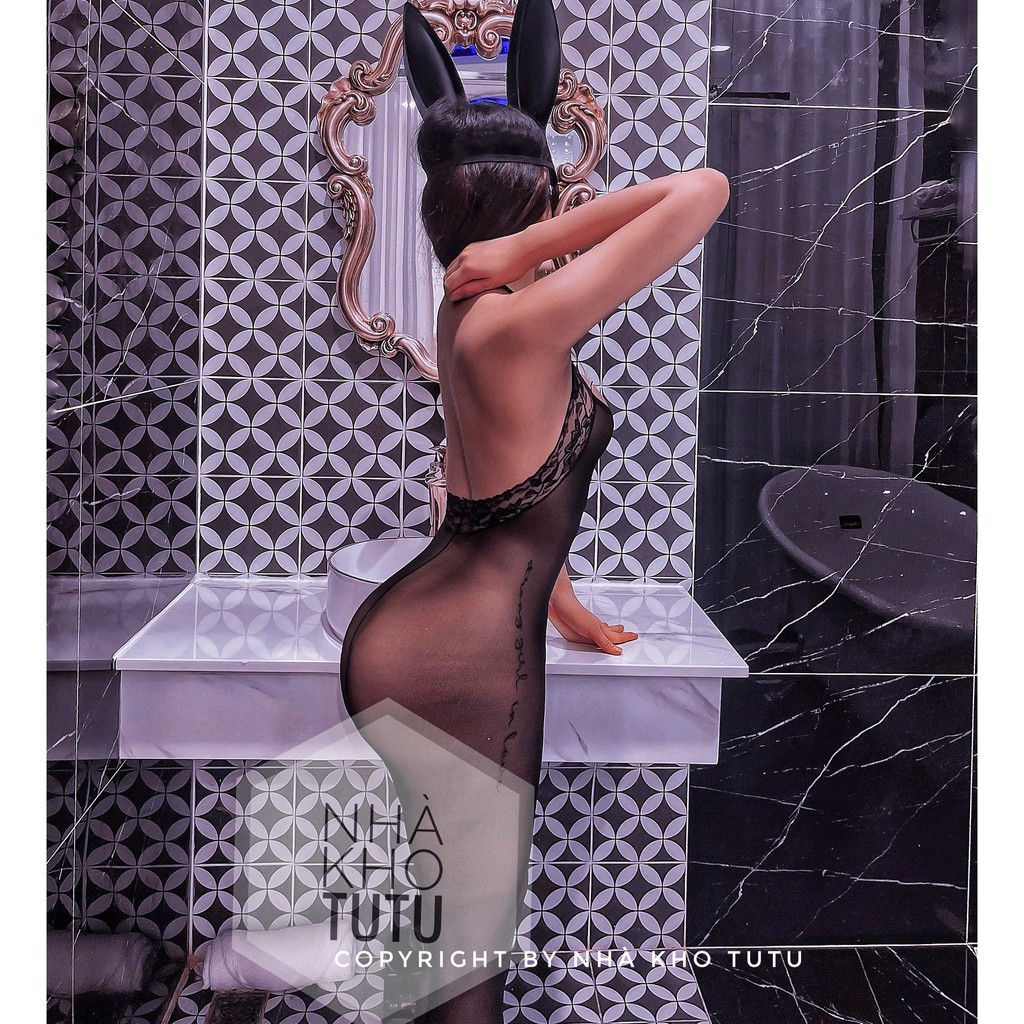 Bộ đồ ngủ liền thân ren siêu co giãn L095 Nhà Kho TuTu | BigBuy360 - bigbuy360.vn