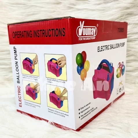 Máy bơm bong bóng điện tiện lợi dành cho tiệc HPBD - tiệc cưới