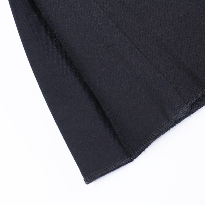 Chân Váy Mini Xếp Ly Lưng Thấp Đính Đinh Tán Màu Đen Phong Cách Gothic Punk Quyến Rũ Cho Nữ Y2k