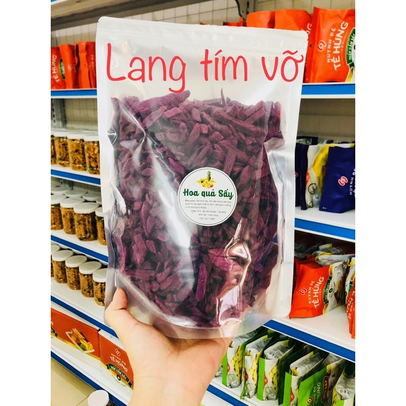 500gr khoai lang tím sấy vụn